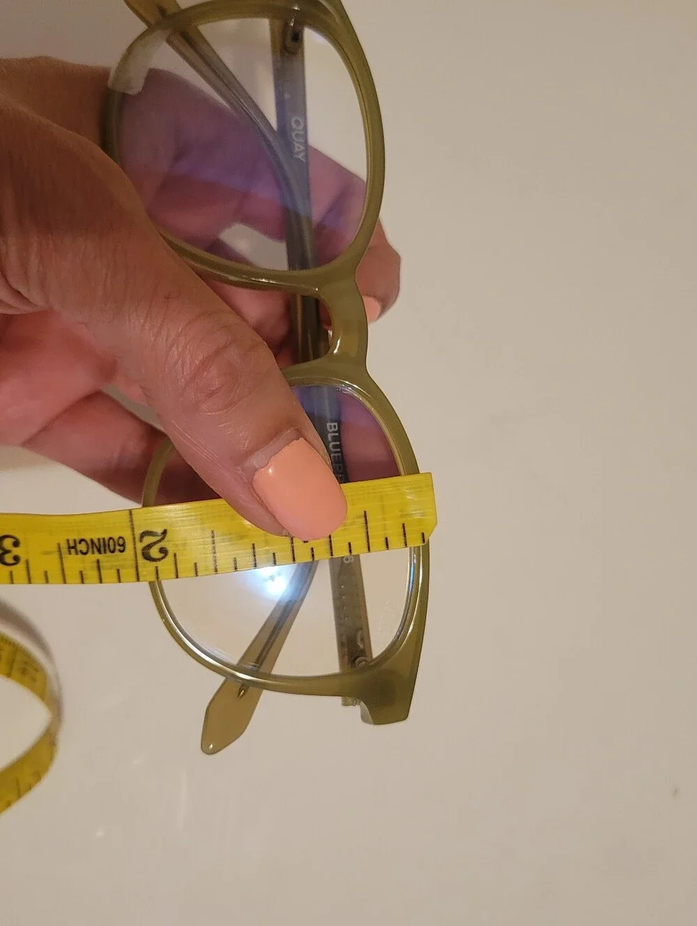 Quay Blueprint Olive Green‎ Frames NWOT Retro Minimalist Dark Academia